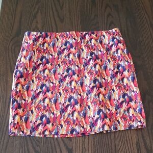 BCBGeneration Multicolor Abstract Mini Skirt. Size M